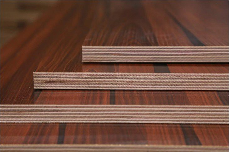 Wood grain melamine plywood