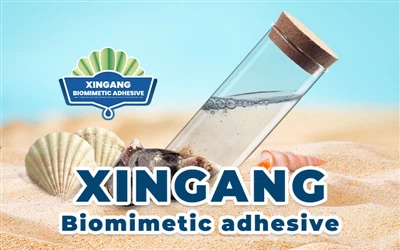 Biomimetično lepilo Xingang